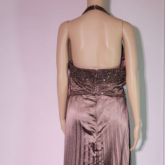 (23) NWT Nina Canacci Formal Gown in Brown - Picture 4 of 4